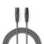 COTH15010GY05_Egyensulyozott_XLR_audiokabel_XLR_3_Tus_Dugasz_-_XLR_3_Tus_Aljzat_05_m_Szurke-i456802