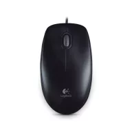 Logitech B100 Optikai egér, USB, Fehér