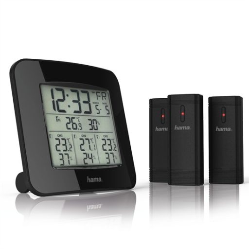 Hama 186311 időjárás állomás EWS-TRIO 3 külső érzékelővel