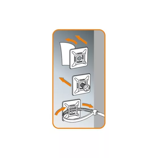 Home by Somogyi CTT 28BK kábelkötegelő talp