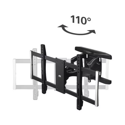 Hama 118057 szabadon mozgatható fali TV konzol, 37" - 90" méretig