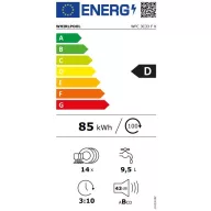 Whirlpool WFC3C33FX mosogatógép 14 teríték