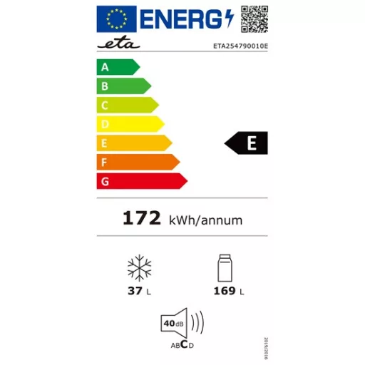 Eta 254790010E felülfagyasztós hűtőszekrény