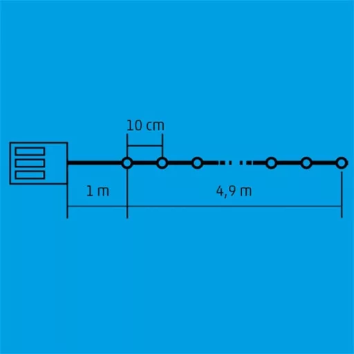 Home by Somogyi MLC 58/M LED-es mini fényfüzér