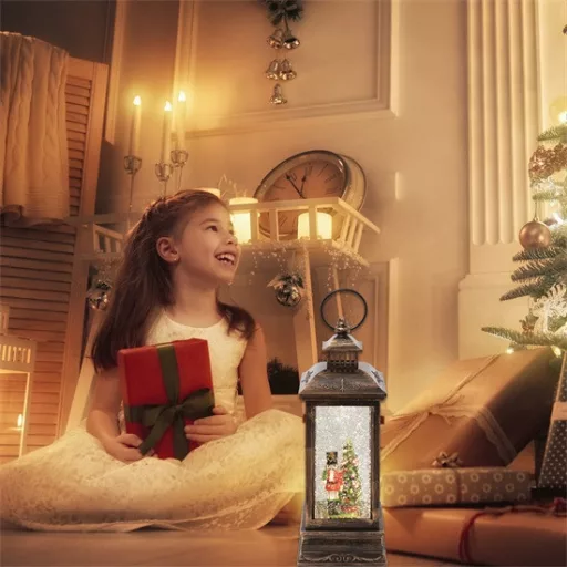 Home by Somogyi LTN 17 lámpás vízkeveréssel, csillámokkal, katonával