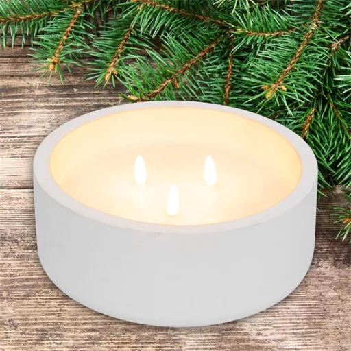 Home by Somogyi CDL 20 LED-es kőmécses, 3 LED, Ř20 cm x 8 cm