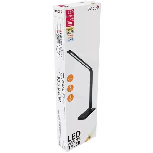 Avide ABLDL-6W-TYL-B tyler asztali led lámpa