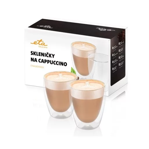 Eta 418193010 cappuccino pohár 2db.