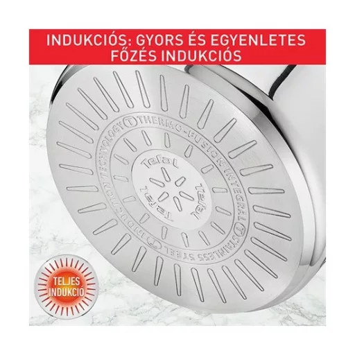 Tefal B8170644 Intuition rozsdamentes acél serpenyő 28 cm