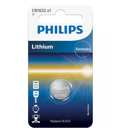 Philips CR1632/00B lítium gombelem 3.0V 1-bliszter