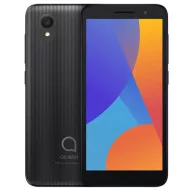   Alcatel 1 (2021) DS kártyafüggetlen mobiltelefon, fekete + Telekom Domino feltöltőkártya (értékcsökkentett)