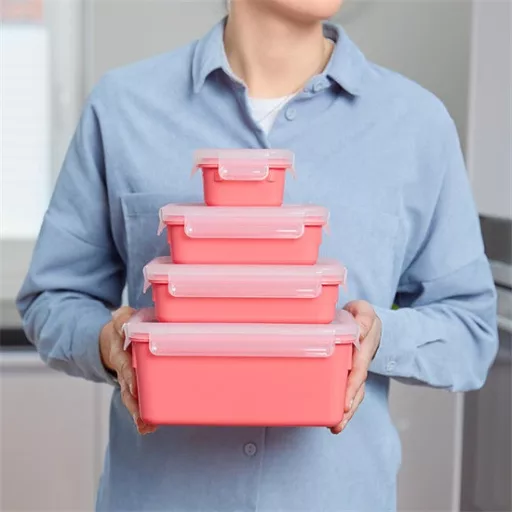 Tefal_N1030910_MSEAL_COLOR_4_darabos_tarolo_szett_piros-i803302