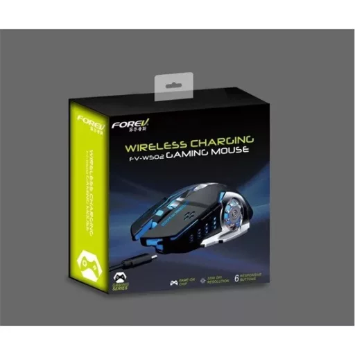 Forev FV-W502 6 gombos vezeték nélküli RGB led-es gamer egér