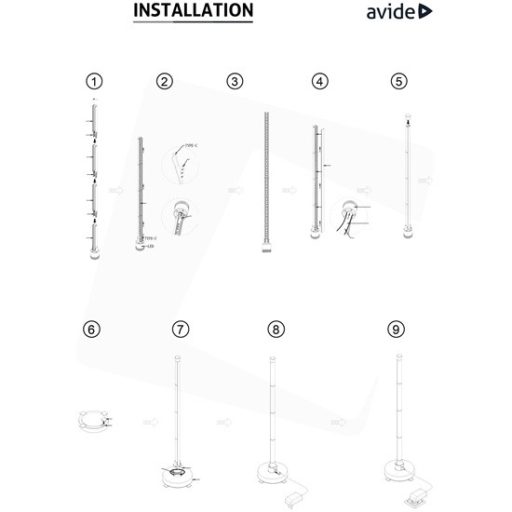Avide_ABLSBL-CL12W-RGBW_LED_sarok_lampa_digitalis_RGB_W_zene_szenzorral-i833090