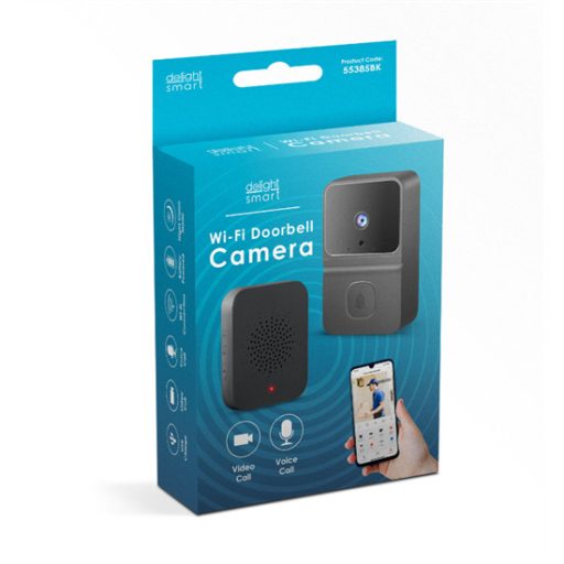 Delight Smart 55385BK kaputelefon szett – Wi-Fi-s, akkumulátoros – HD