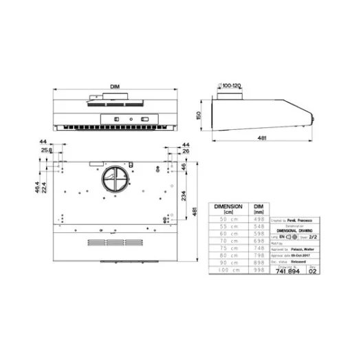 Faber 741 BASE X A50 páraelszívó