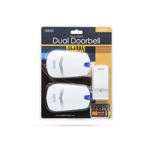 Delight 55342WH-2 vezeték nélküli csengő