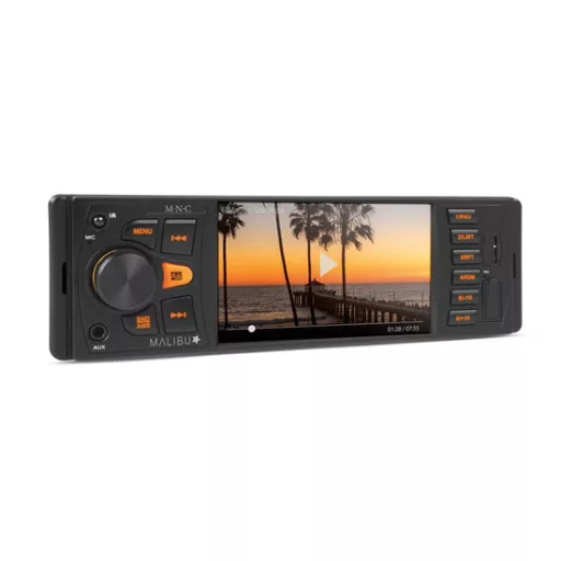 MNC 39751 Malibu autórádió fejegység 1 DIN - 4 X 50 W - LCD - BT - MP5 - AUX - SD - USB