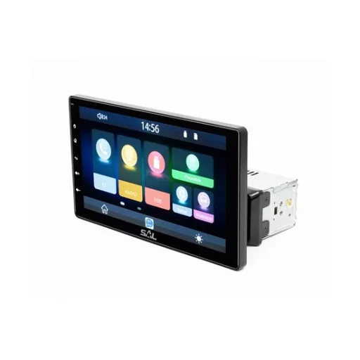 SAL VB X1000 autórádió és multimédiás lejátszó, 4 x 45 W, CarPlay, Android Auto