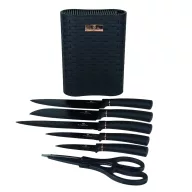   Berlinger Haus BH/2501N Black Rose Collection késkészlet, 7 részes