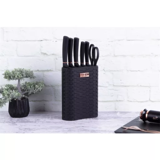 Berlinger Haus BH/2501N Black Rose Collection késkészlet, 7 részes
