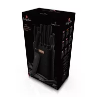   Berlinger Haus BH/2501N Black Rose Collection késkészlet, 7 részes