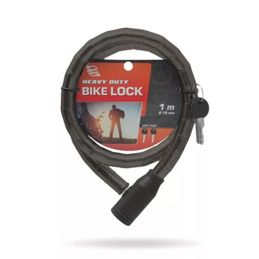 Wheel Zone 57078BK kerékpár lakat, fekete