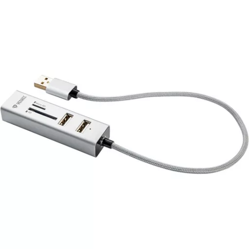 Yenkee YHC 101SR USB 2.0 elosztó és kártyaolvasó