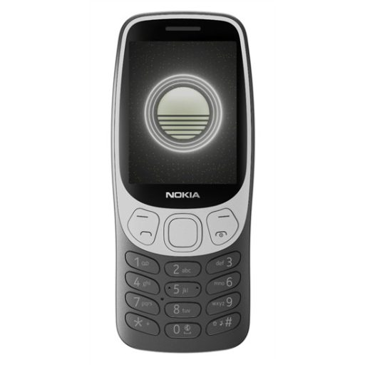 Nokia 3210 4G DS Black nyomógombos kártyafüggetlen mobiltelefon + Telekom Domino feltöltőkártya