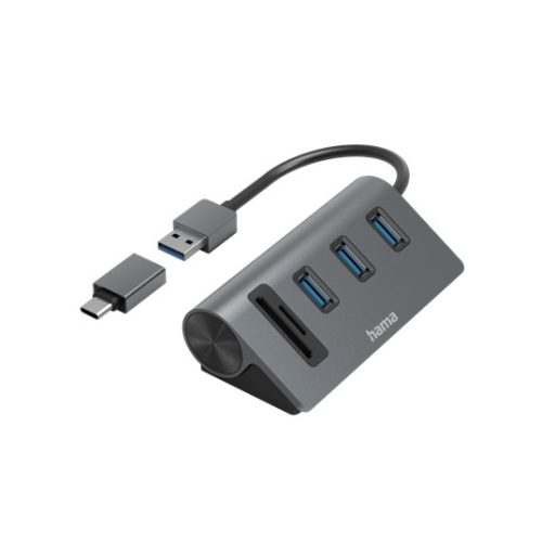 Hama_200140_USB_32_GEN1_HUB_3xUSB_PORT_TYPE-C_OTG_adapter_kartyaolvaso_kombo-i952051
