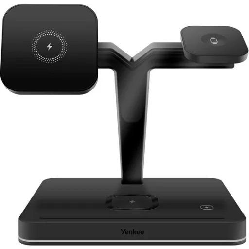 Yenkee YAC 5320 mágneses vezeték nélküli töltőállomás, 3 az 1-ben, Apple MagSafe kompatibilis