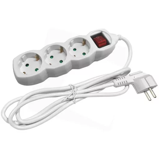 Entac_ESE15G3-5-SW_eloszto_3_foglalattal_kapcsoloval_5_meter_feher-i972667
