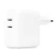 Apple MW2K3ZM/A 35W-os, kétportos Type-C hálózati adapter, fehér