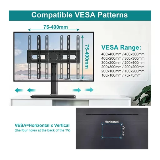 Stell SHO 4800 asztali TV állvány 55" méretig