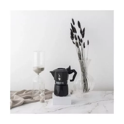 Bialetti 9071 BRIKKA NOIR EXCLUSIVE kotyogós kávéfőző, 2 személyes