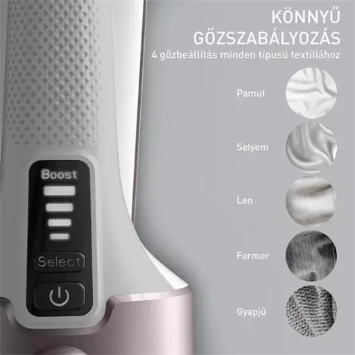 Tefal DT8720E0 Pure Force 2 az 1-ben kézi ruhagőzölő, fehér