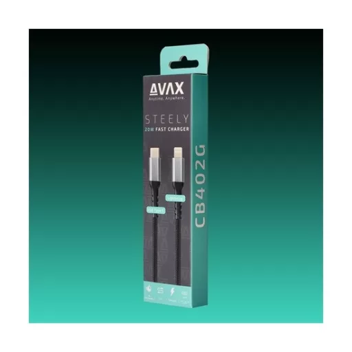 Avax CB402G USB-C – Lightning töltőkábel