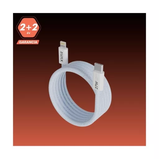 Avax CB611LB töltőkábel USB-C/LIGHTNING 27W