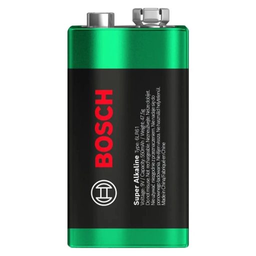 Bosch 6LR61SA1B00 szuper alkáli elem 9V 1db