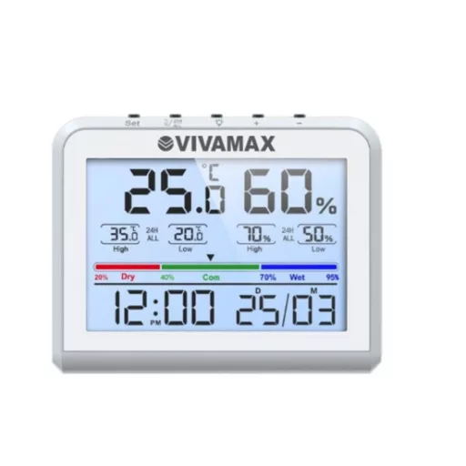 Vivamax D6 páratartalom- és hőmérő