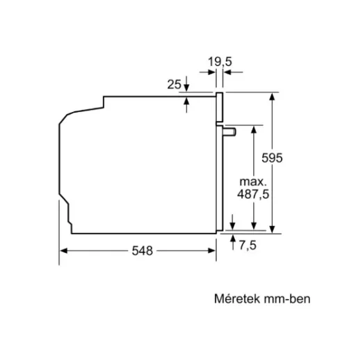 Bosch HBG578ES3 beépíthető sütő
