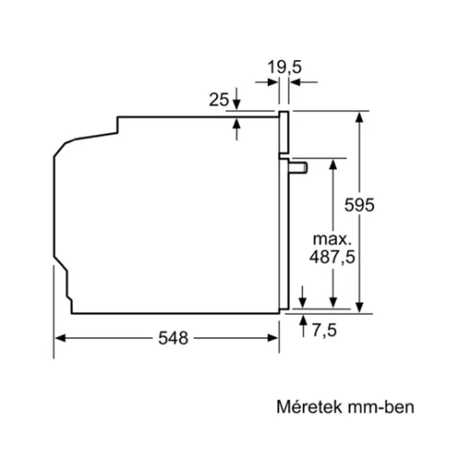 Bosch HBA574BB3 beépíthető sütő