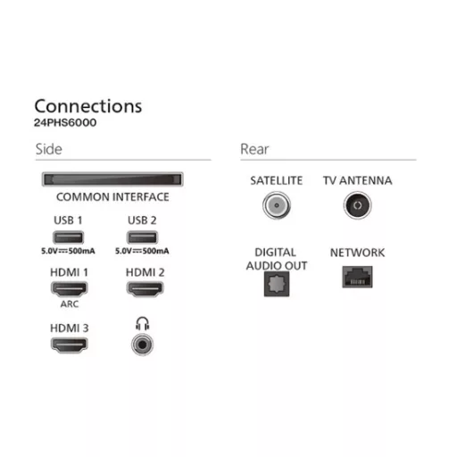 Philips 24PHS6000/12 HD LED Smart TV