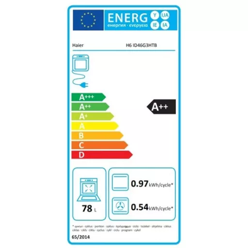 Haier H6 ID46G3HTB beépíthető sütő