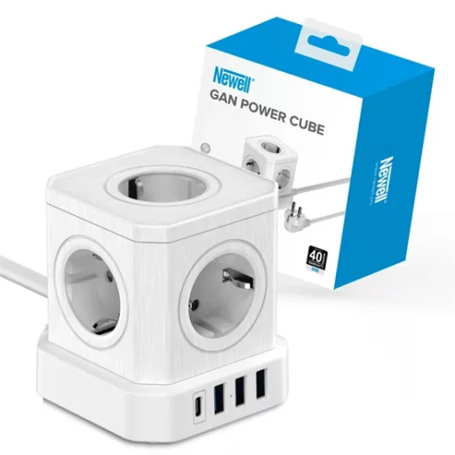 Newell_NL4385_GaN_Power_Cube_9in1_HUB_feher-i1069531