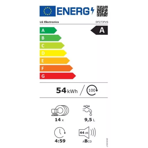 LG DF273FVS mosogatógép