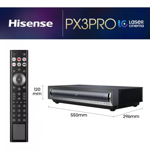 Hisense PX3 PRO 4K Smart Laser projektor
