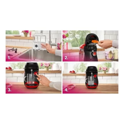 Bosch 103E TASSIMO HAPPY kapszulás kávéfőző, piros