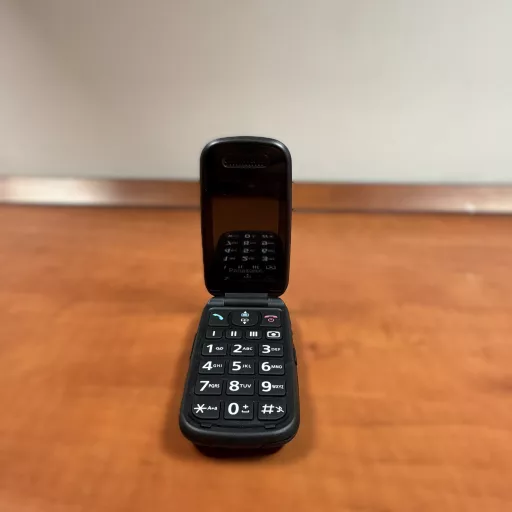 Panasonic KX-TU446EXB Senior mobiltelefon, fekete (értékcsökkentett)