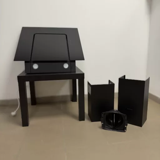 Silverline 3423 fekete 60 cm páraelszívó (értékcsökkentett)